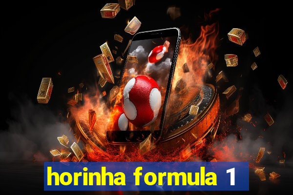 horinha formula 1